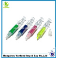 best selling funny plastic injection highlighter syringe highlighter pen for students